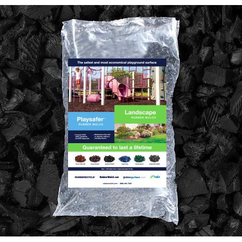 Landscape Rubber Mulch | Painted Black - Image 4