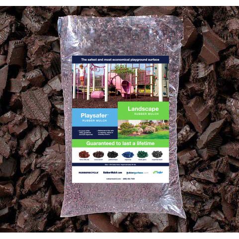 Landscape Rubber Mulch | Cocoa Brown - Image 4