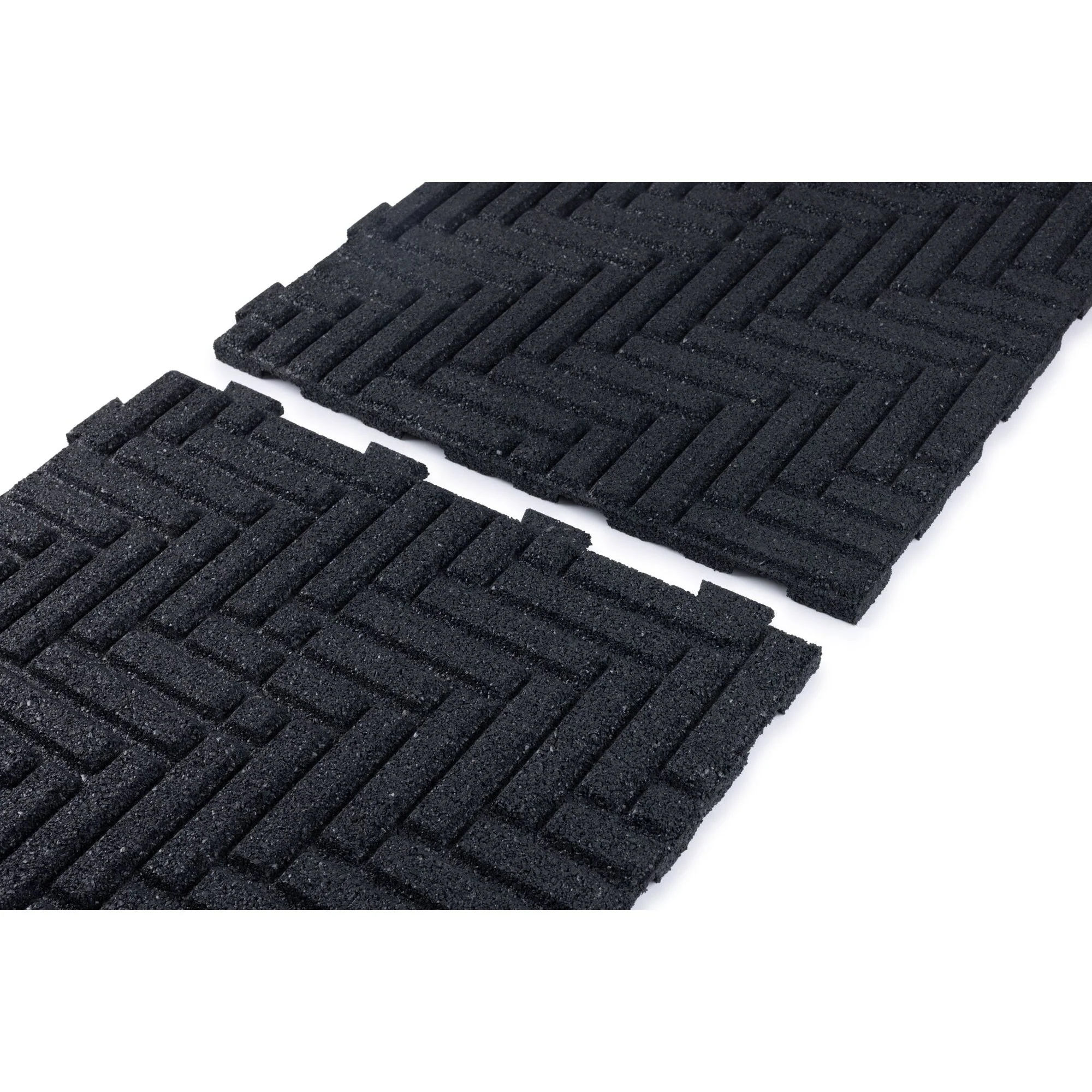 Herringbone Interlocking Rubber Paver Tile - Image 6