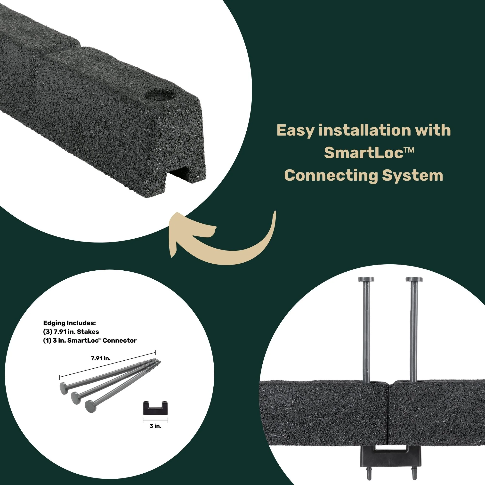 Cobblestone SmartLoc Rubber Border - Image 20
