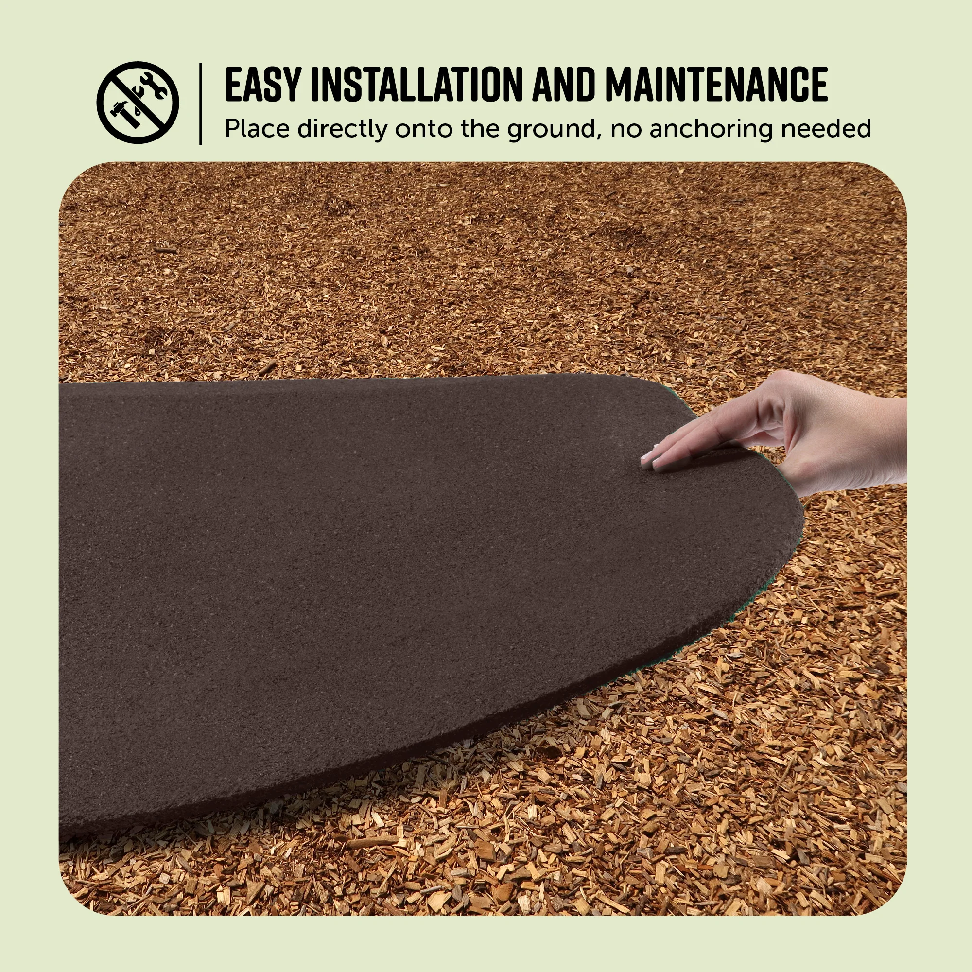 Residential Rubber Swing/Slide Mat - Image 12